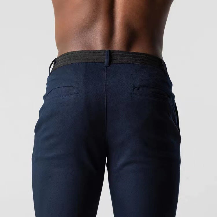 Romain | Pantalon Chino Homme Noir Slim