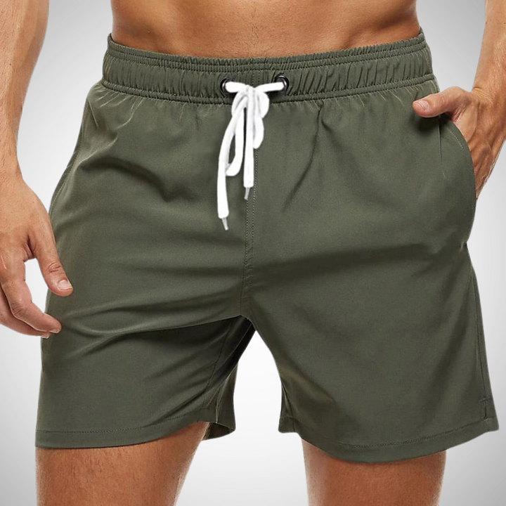 Romain | Short de Bain Homme Kaki