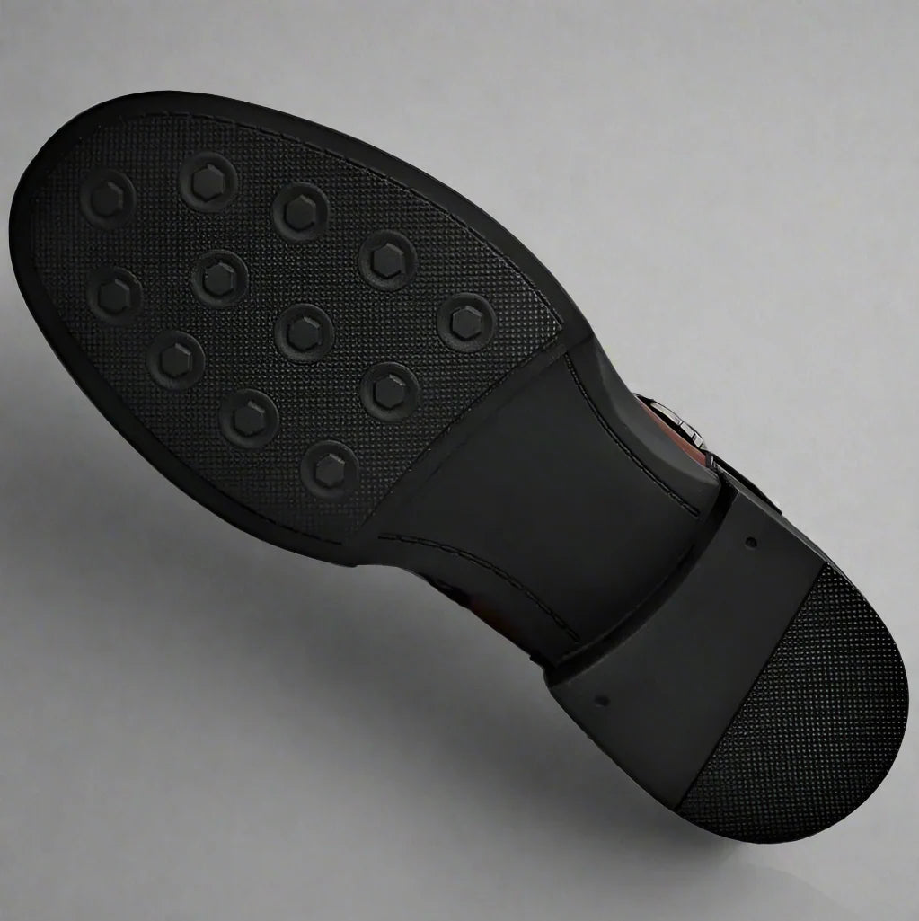 Pierre | Bottines Homme Cuir Deux Tons Semelle Crantée