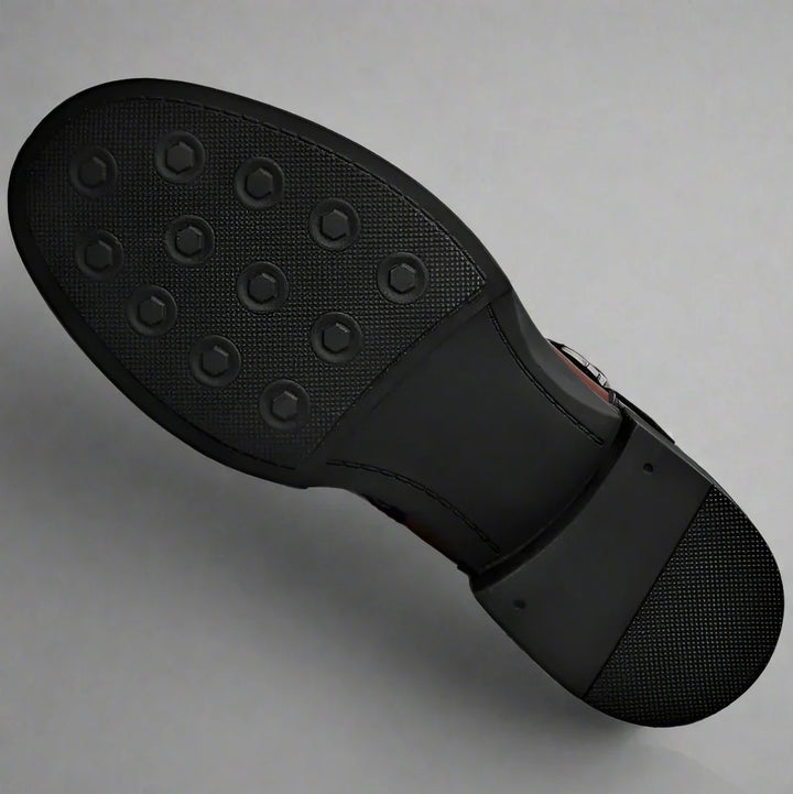 Pierre | Bottines Homme Cuir Deux Tons Semelle Crantée