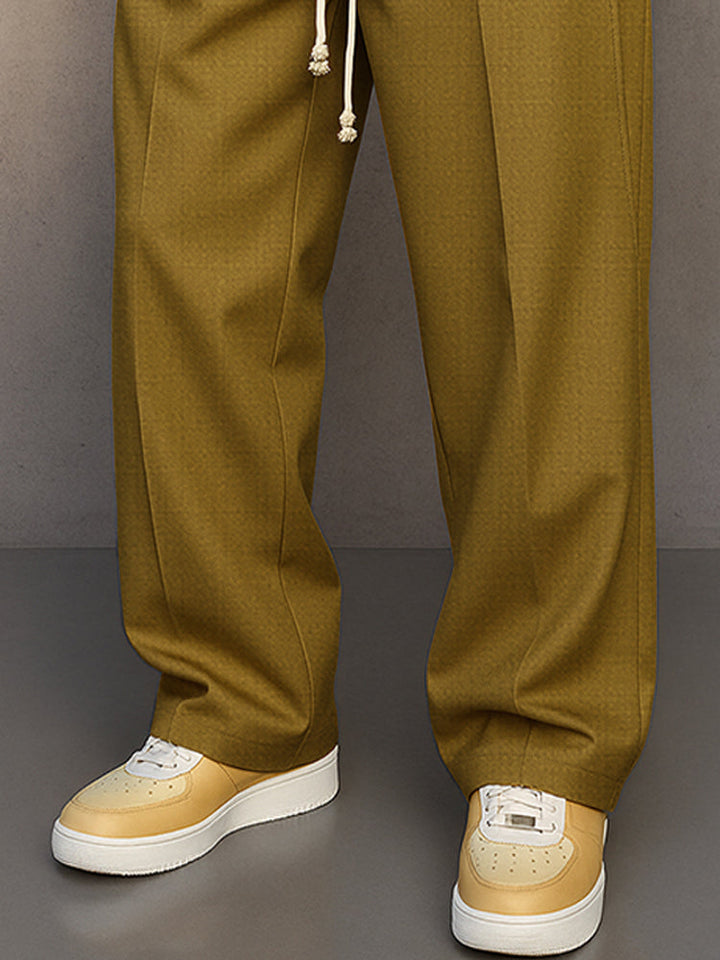 Florian | Pantalon Large Plissé à Cordons Homme