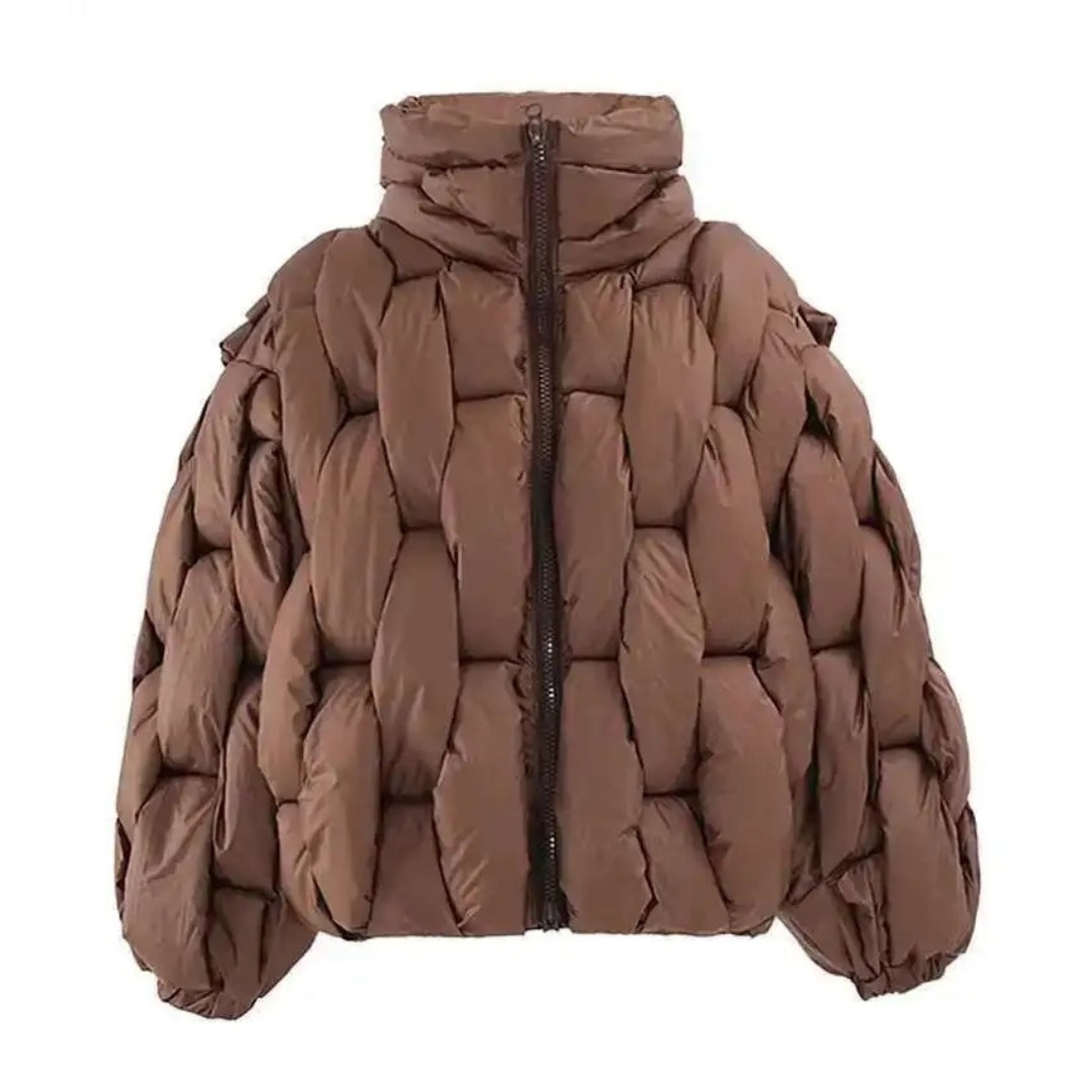 Charlie | Doudoune Matelassée Col Montant Zip