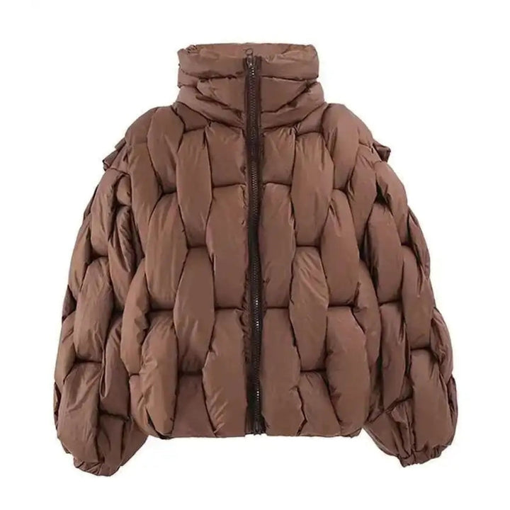 Charlie | Doudoune Matelassée Col Montant Zip