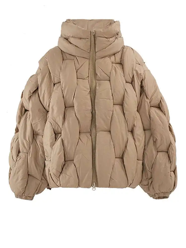 Charlie | Doudoune Matelassée Col Montant Zip