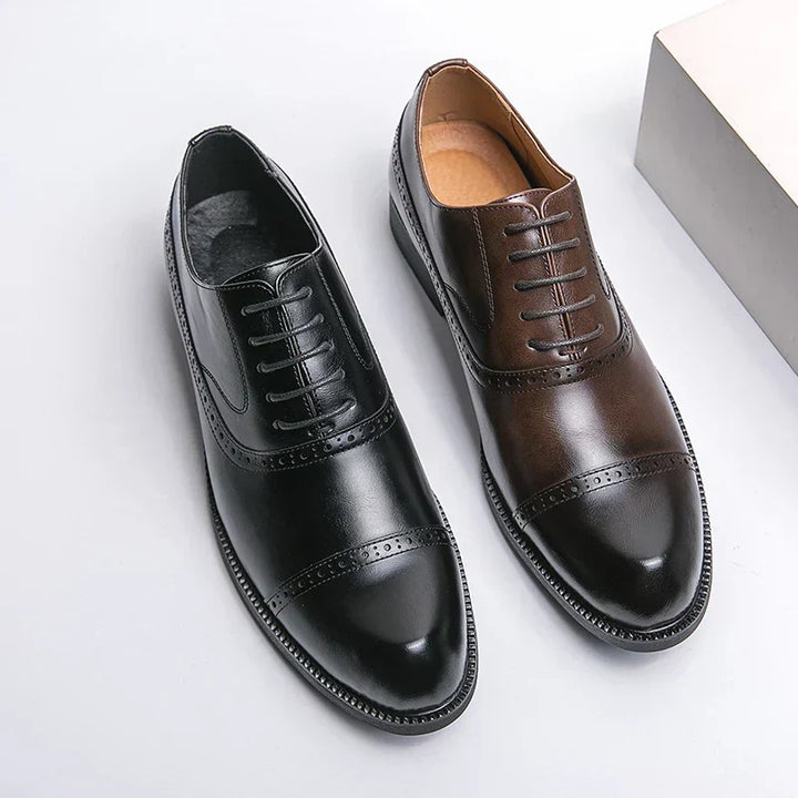 Simon | Chaussure Homme Derby Brogue Cuir Lacets