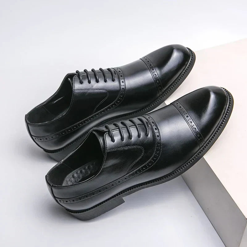 Simon | Chaussure Homme Derby Brogue Cuir Lacets