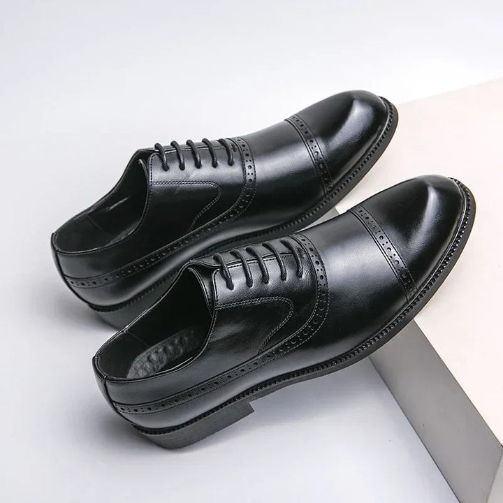 Simon | Chaussure Homme Derby Brogue Cuir Lacets