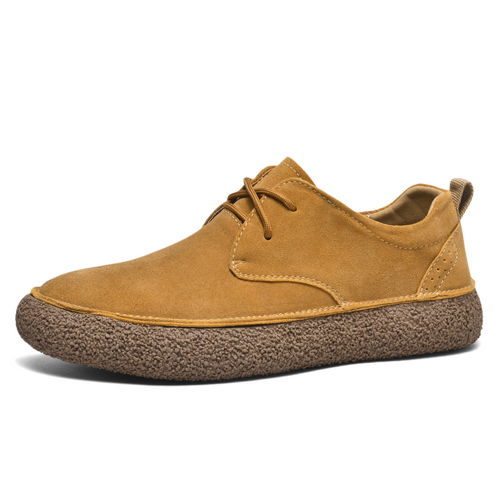 Simon | Chaussures Derby Homme Daim Marron à Lacets