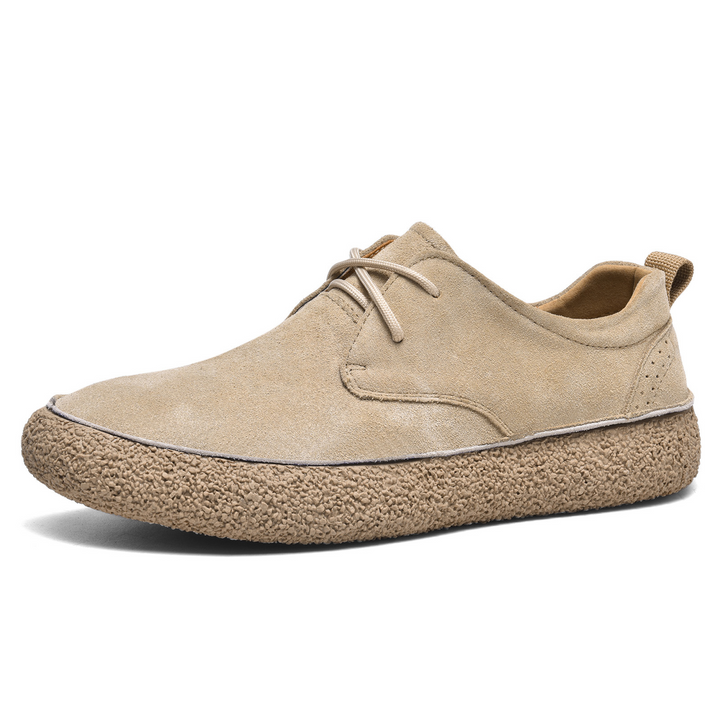 Simon | Chaussures Derby Homme Daim Marron à Lacets