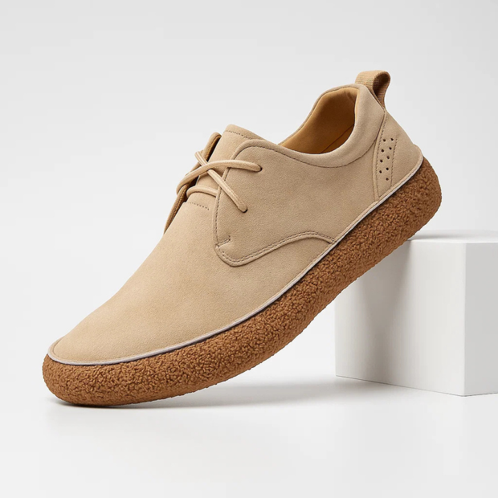 Simon | Chaussures Derby Homme Daim Marron à Lacets
