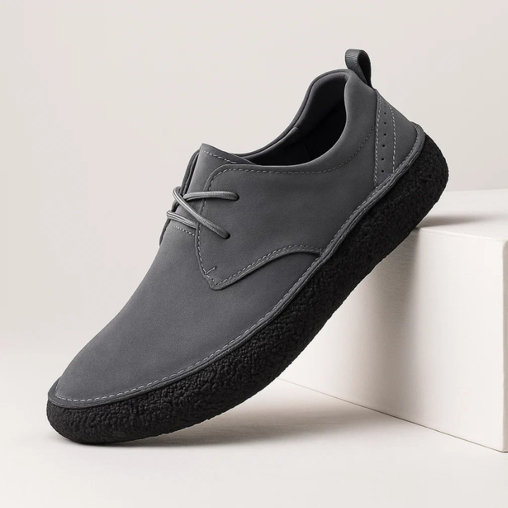 Simon | Chaussures Derby Homme Daim Marron à Lacets