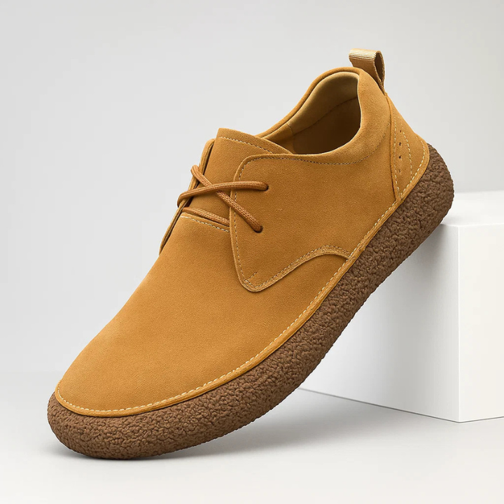Simon | Chaussures Derby Homme Daim Marron à Lacets