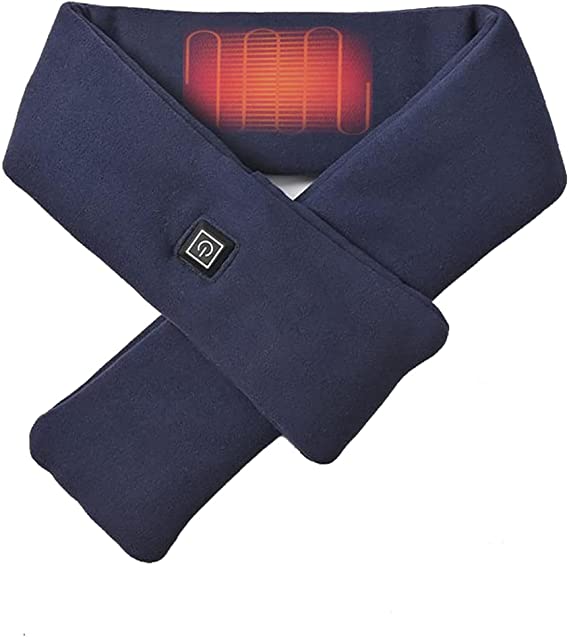 Théo | Écharpe Homme Fausse Fourrure Rouge Zippée