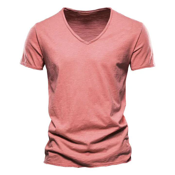 Théo | T-shirt col V manches courtes homme