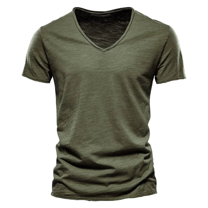 Théo | T-shirt col V manches courtes homme