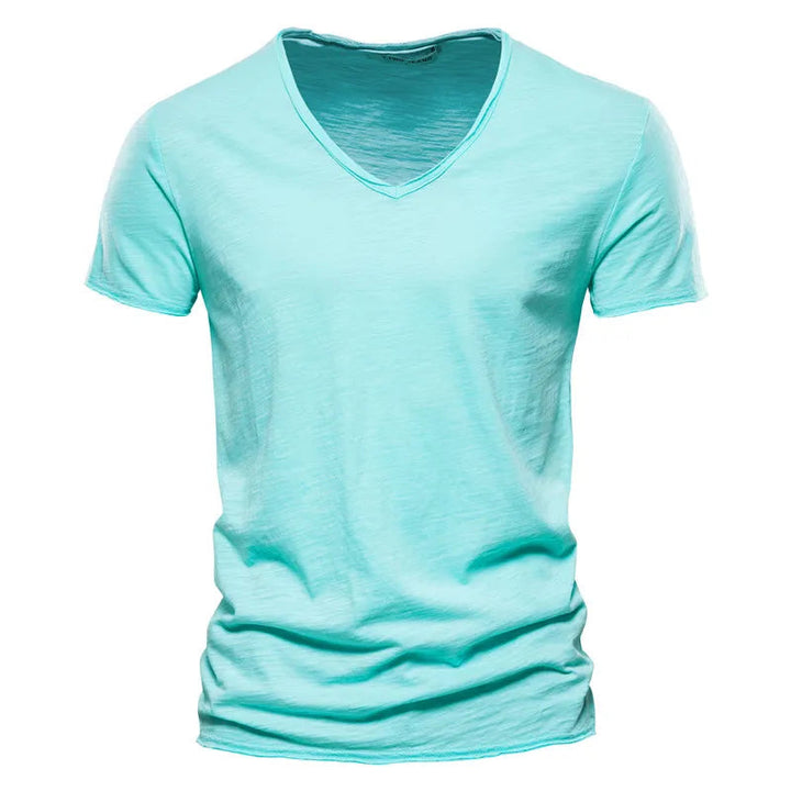 Théo | T-shirt col V manches courtes homme