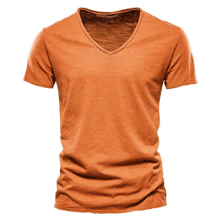 Théo | T-shirt col V manches courtes homme