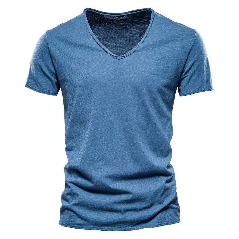Théo | T-shirt col V manches courtes homme