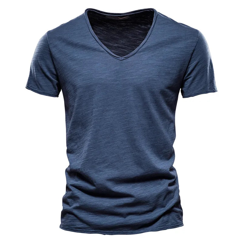 Théo | T-shirt col V manches courtes homme