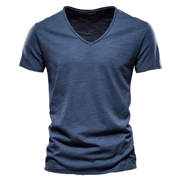 Théo | T-shirt col V manches courtes homme
