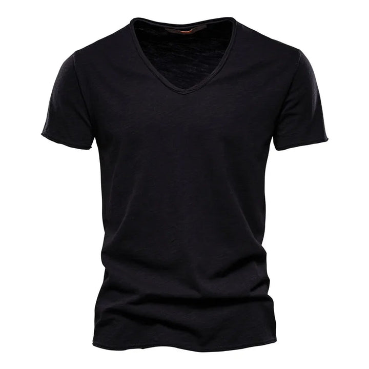 Théo | T-shirt col V manches courtes homme