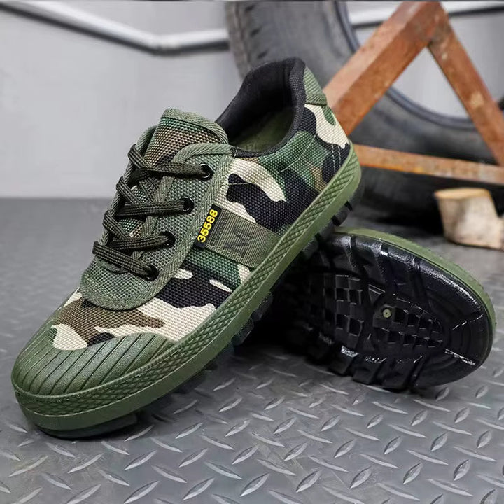 Thibault | Baskets Basses Homme Camouflage Mesh à Lacets