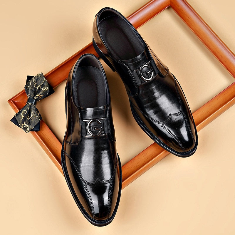 Thibault | Mocassin Homme Cuir à Boucle Marron