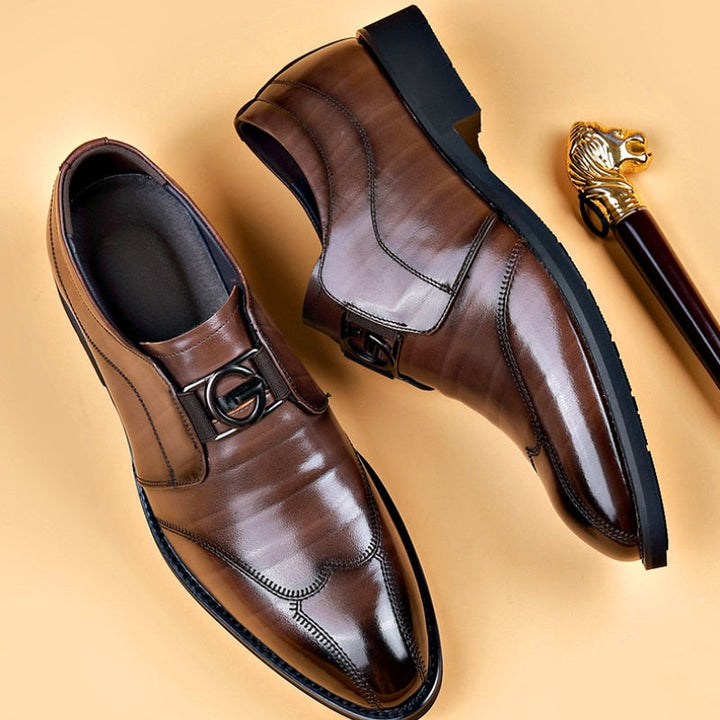 Thibault | Mocassin Homme Cuir à Boucle Marron