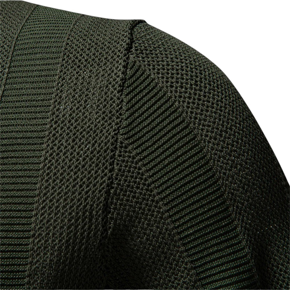 Thibault | Polo Tricoté Homme Manches Courtes Vert