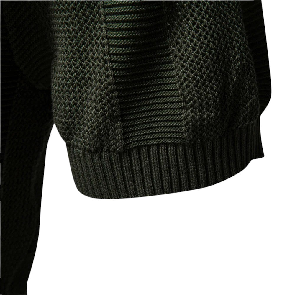 Thibault | Polo Tricoté Homme Manches Courtes Vert