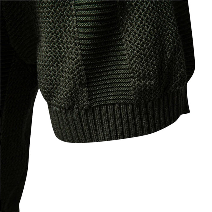 Thibault | Polo Tricoté Homme Manches Courtes Vert