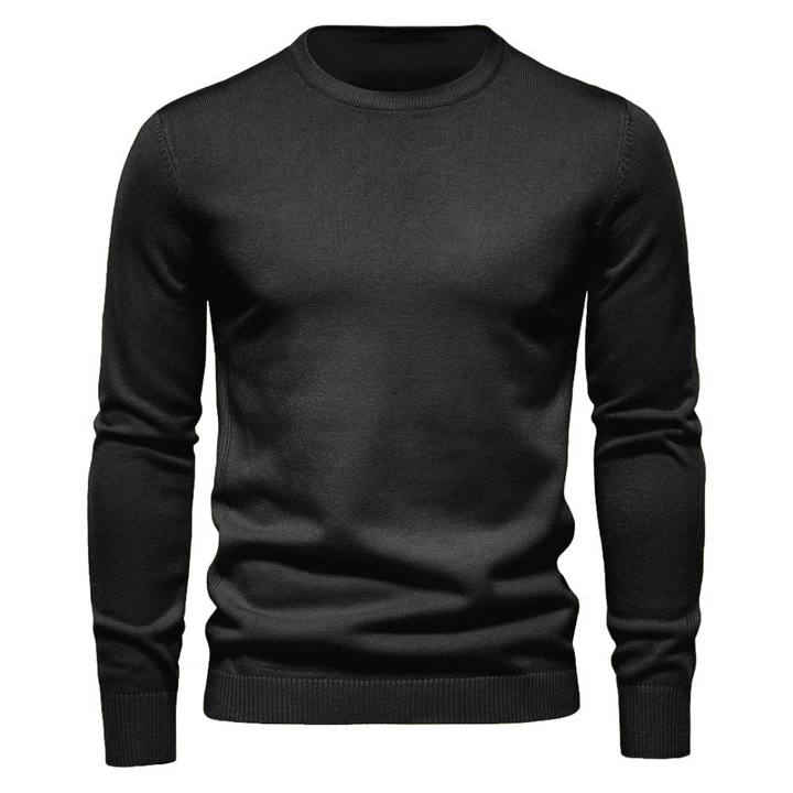 Thibault | Pull Col Rond Homme Ajusté Manches Longues