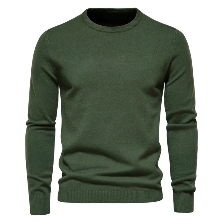 Thibault | Pull Col Rond Homme Ajusté Manches Longues