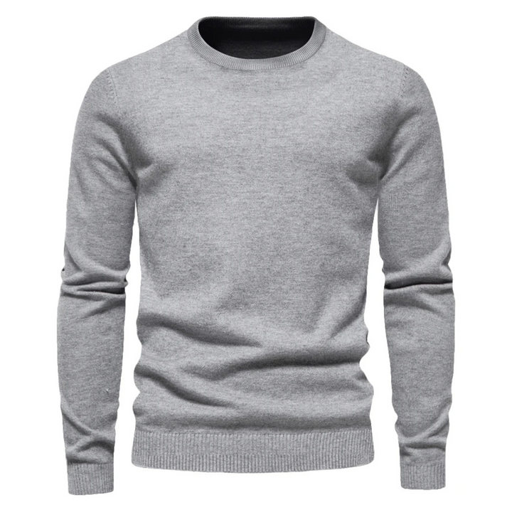 Thibault | Pull Col Rond Homme Ajusté Manches Longues