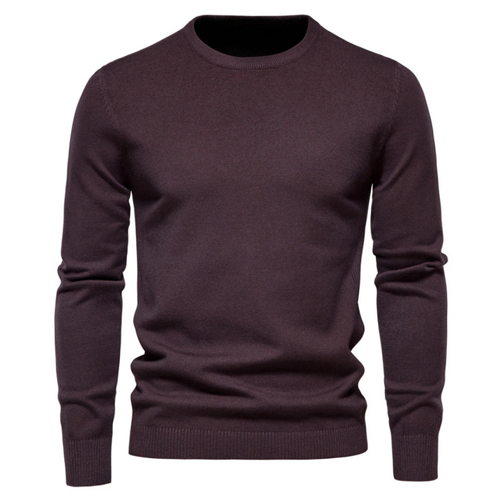 Thibault | Pull Col Rond Homme Ajusté Manches Longues