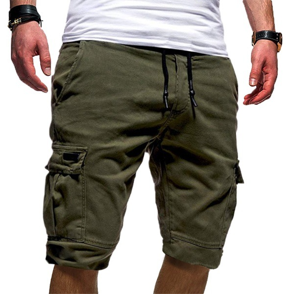 Thibault | Short Cargo Homme Kaki