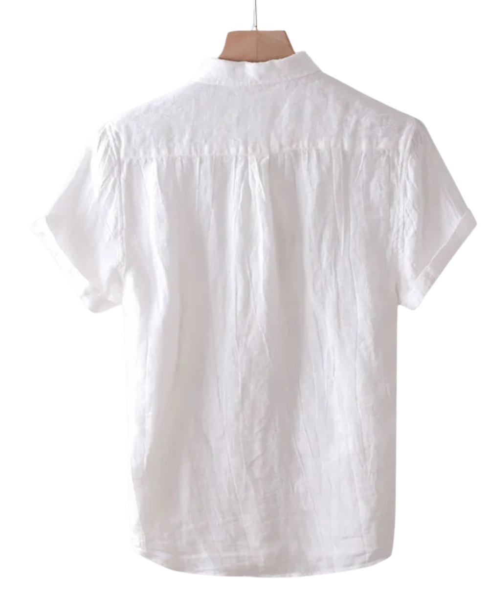 Thomas | Chemise Homme Blanche Manches Courtes