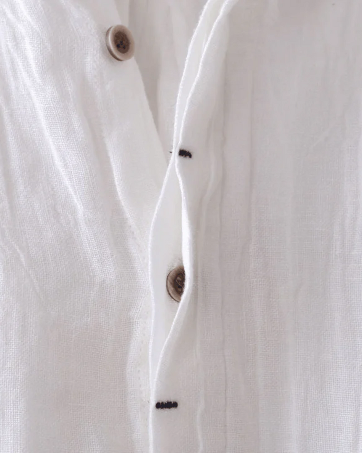 Thomas | Chemise Homme Blanche Manches Courtes