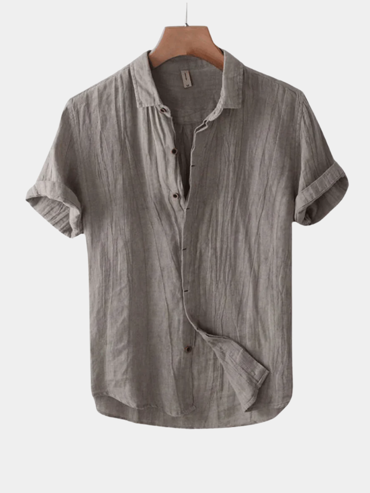 Thomas | Chemise Homme Blanche Manches Courtes