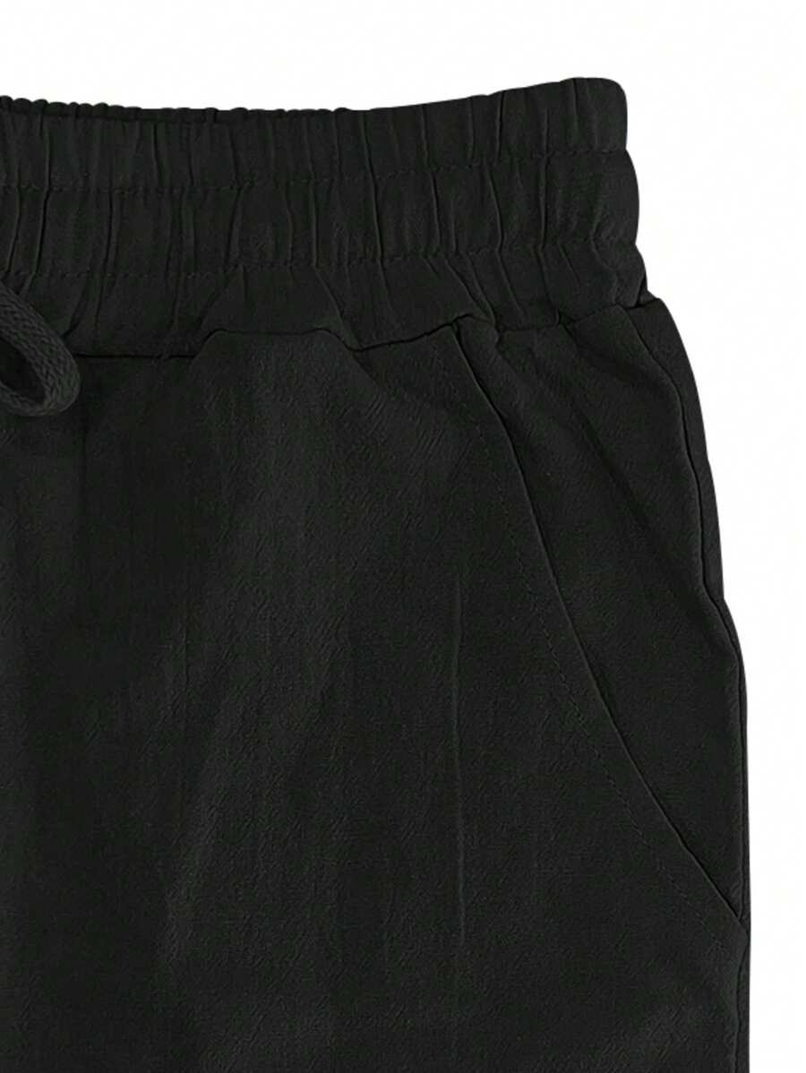 Thomas | Pantalon Homme Lin Blanc Taille Élastiquée