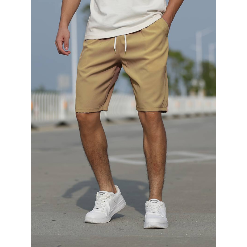 Thomas | Short Homme Gris Cordon Sport