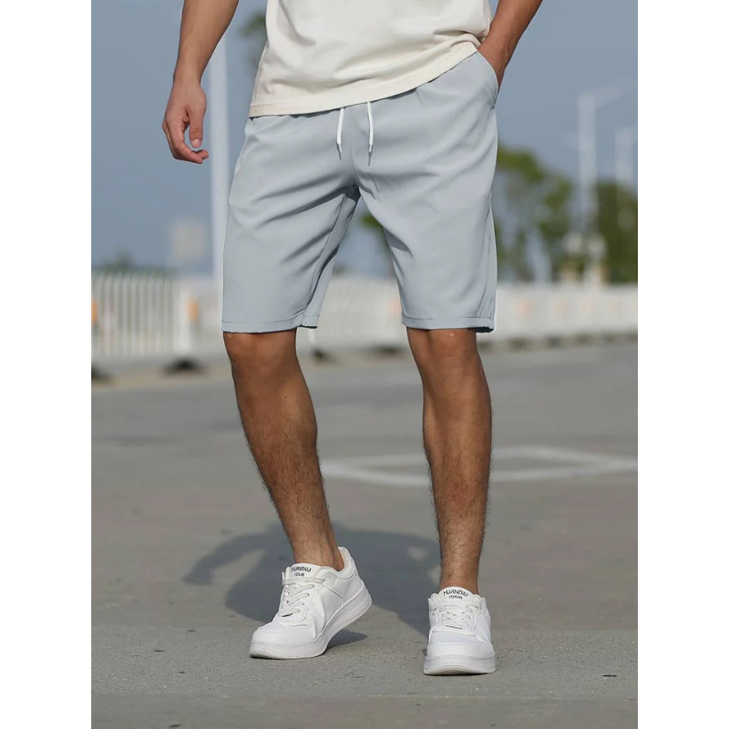 Thomas | Short Homme Gris Cordon Sport