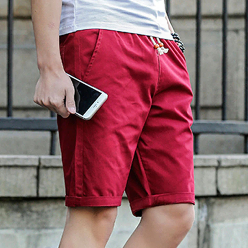 Thomas | Short Homme Gris Cordon Sport