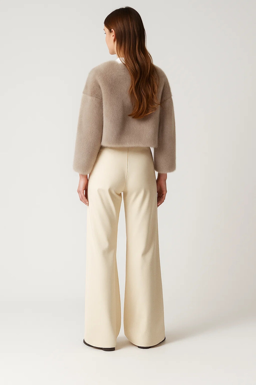 Émilie | Veste Courte en Fausse Fourrure Femme