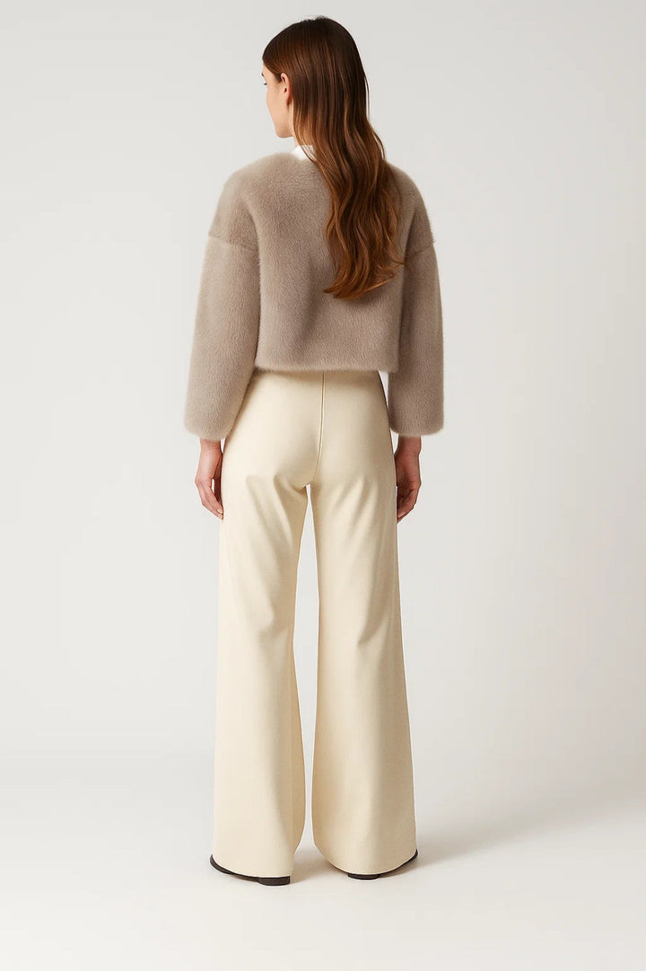 Émilie | Veste Courte en Fausse Fourrure Femme