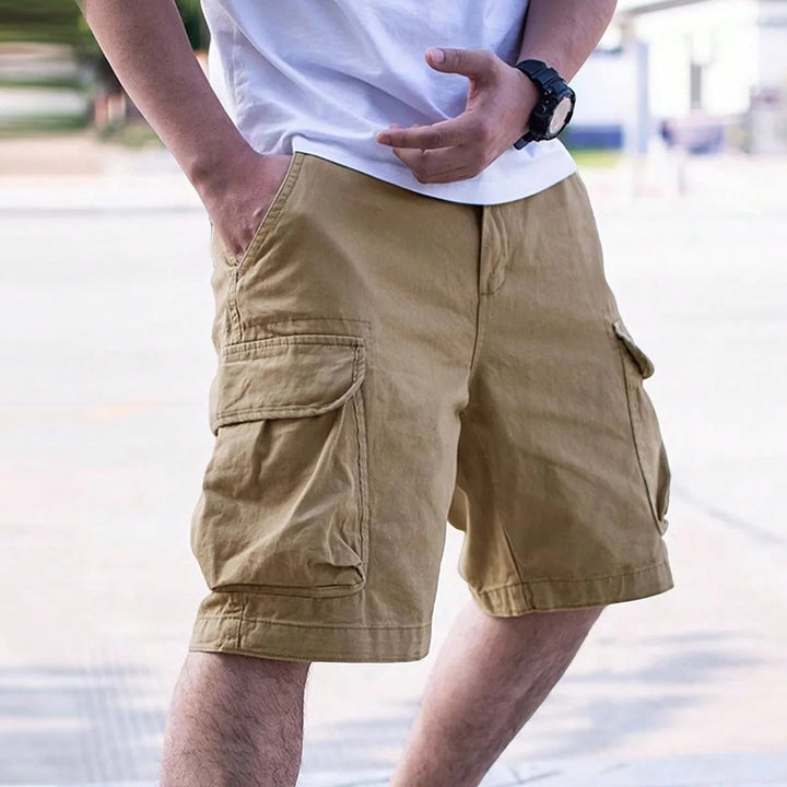 Victor | Short Cargo Homme Beige Poches Latérales