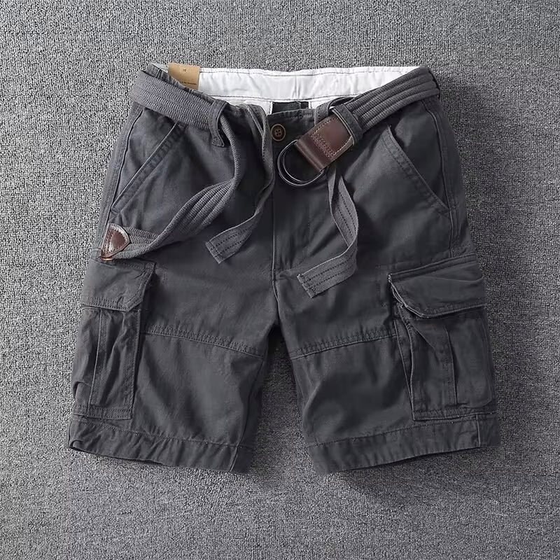 Yann | Short Cargo Homme Beige Multi-Poches