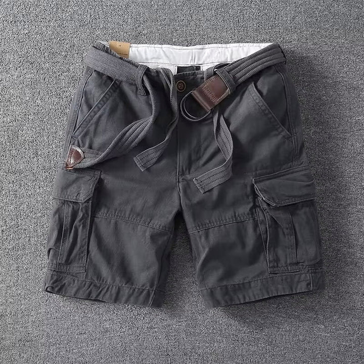 Yann | Short Cargo Homme Beige Multi-Poches