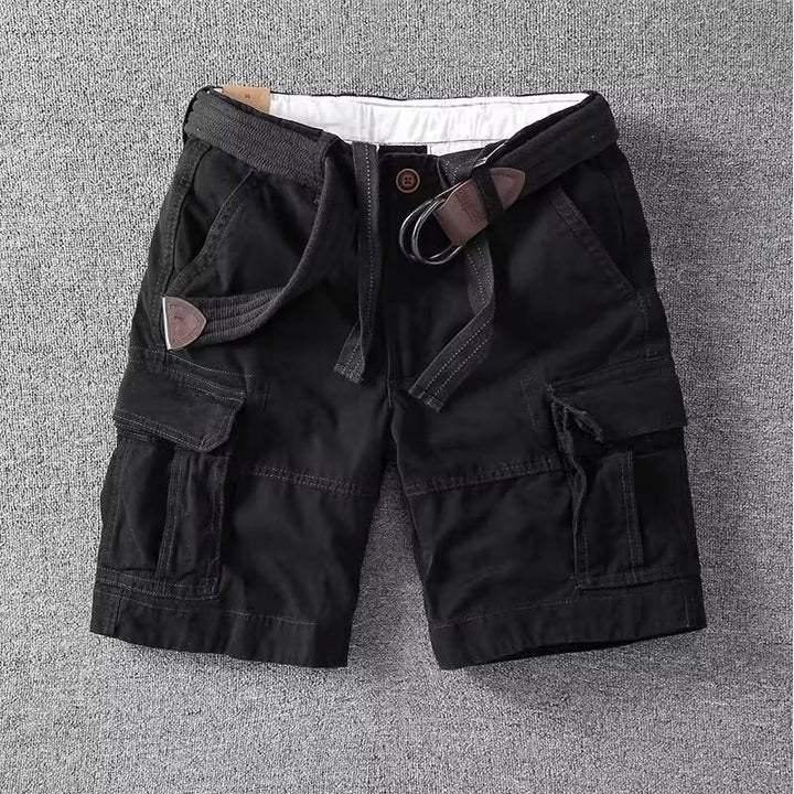 Yann | Short Cargo Homme Beige Multi-Poches