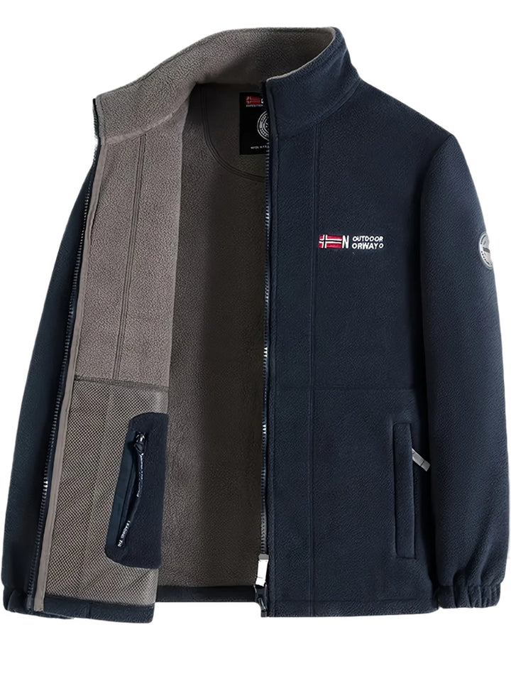 Victor | Veste Polaire Homme Col Montant Zip